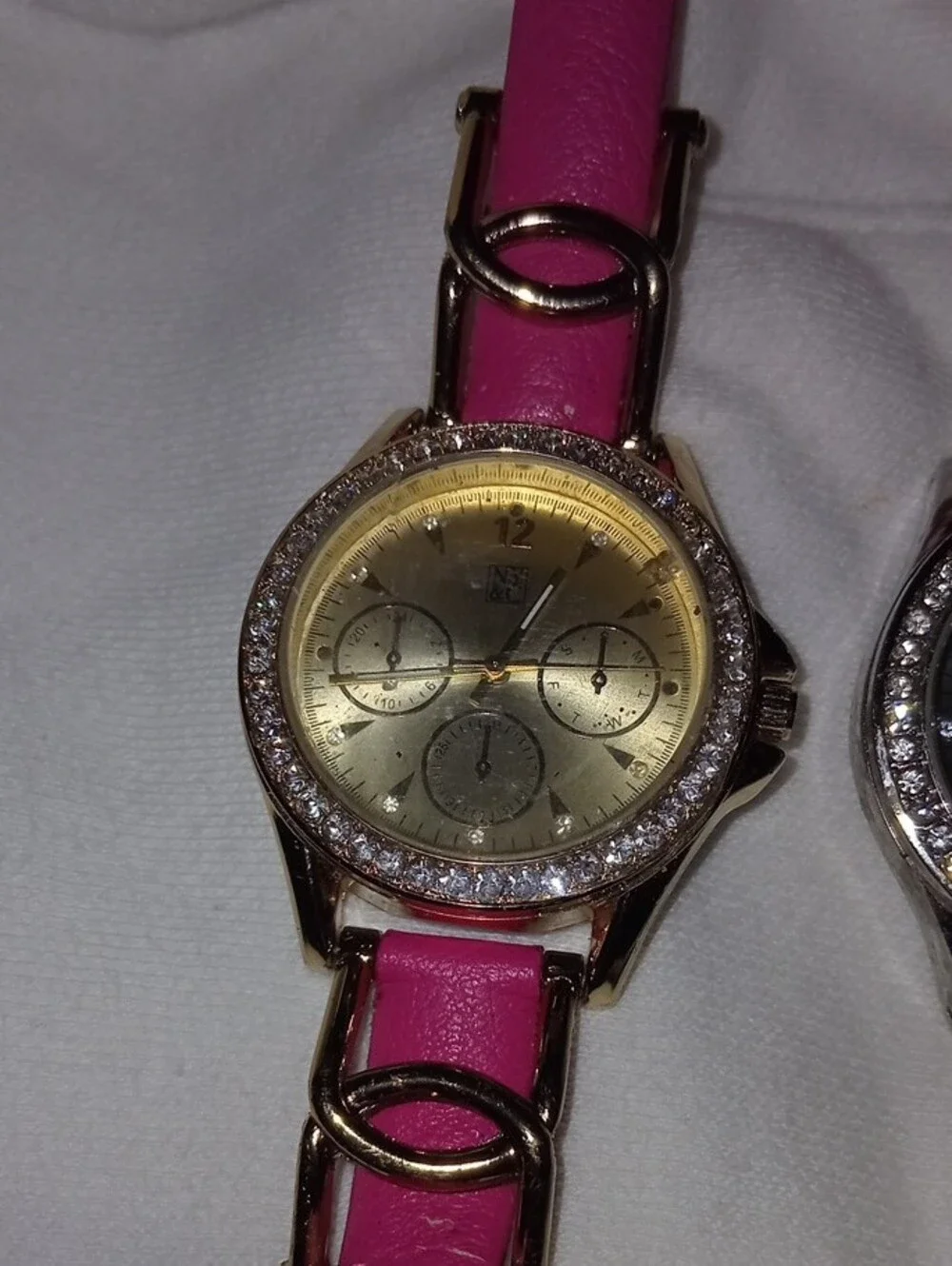 NY & COMPANY 3 Women’s Fashion Watch - Pink, Blue, Silver